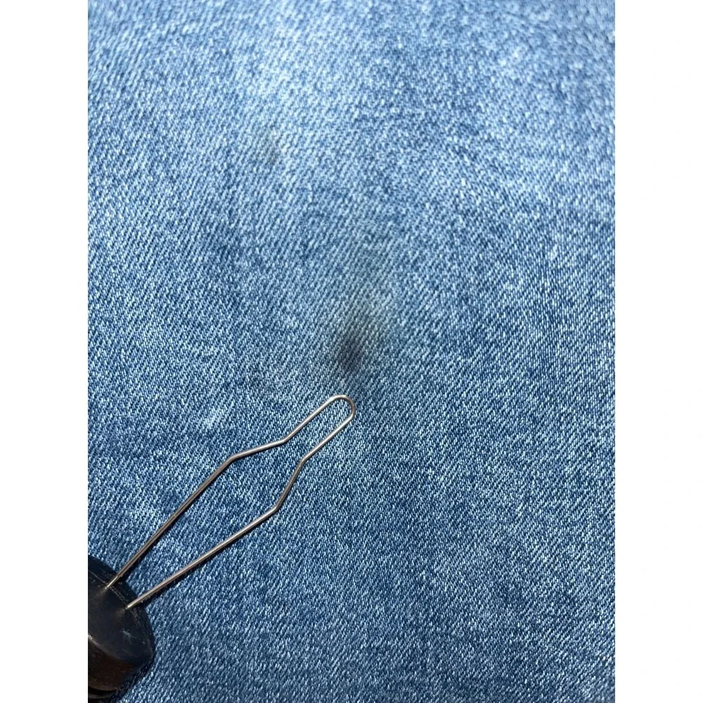 Zara Cargo Jeans‎ Girls 11-12 Blue Denim Cotton Stretch Medium Wash Straight Leg